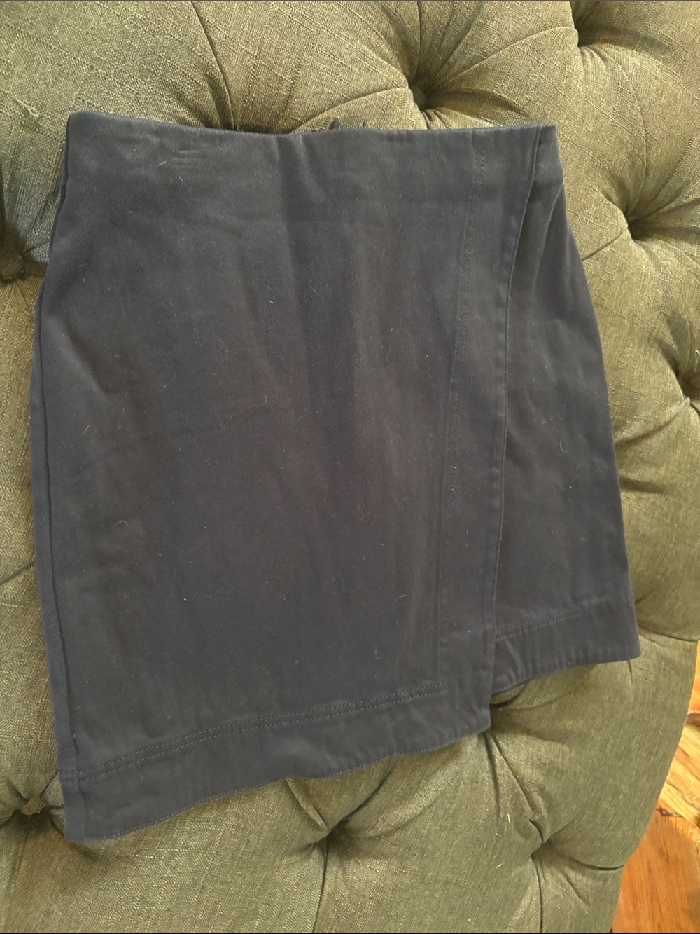 Ann Taylor Navy Blue Mini Skirt